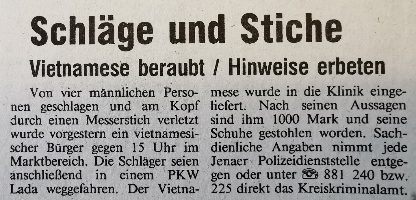 Thüringische Landeszeitung (TLZ), 15. März 1991