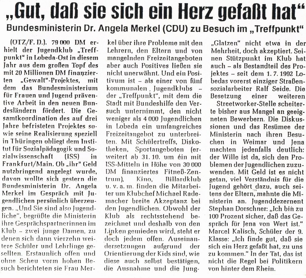 Ostthüringer Zeitung (OTZ), 1992